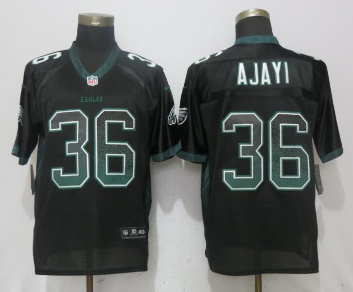  Eagles 36 Jay Ajayi Black Drift Fashion Elite Jersey