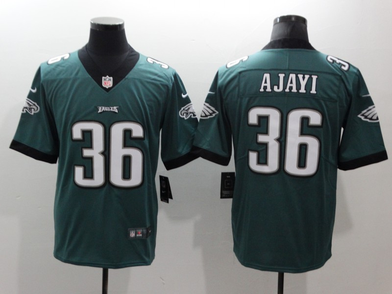  Eagles 36 Jay Ajayi Green Vapor Untouchable Player Limited Jersey