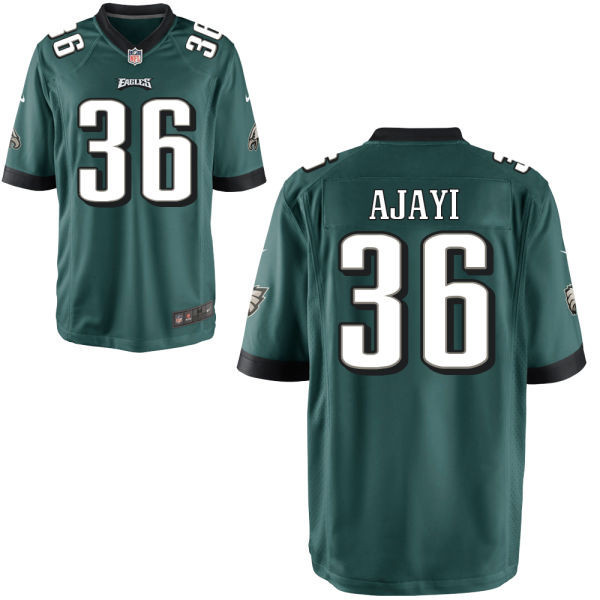  Eagles 36 Jay Ajayi Green Youth Game Jersey