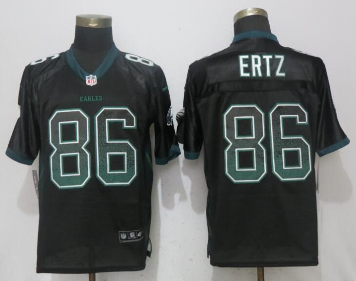  Eagles 86 Zach Ertz Black Drift Fashion Elite Jersey