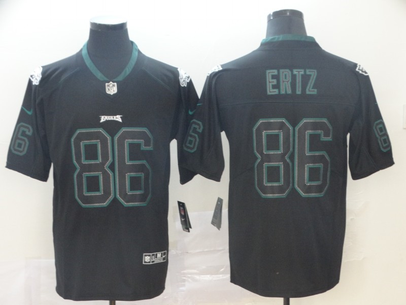 Nike Eagles 86 Zach Ertz Black Shadow Legend Limited Jersey