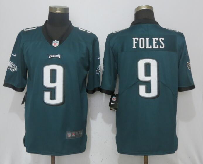  Eagles 9 Nick Foles Green Vapor Untouchable Player Limited Jersey