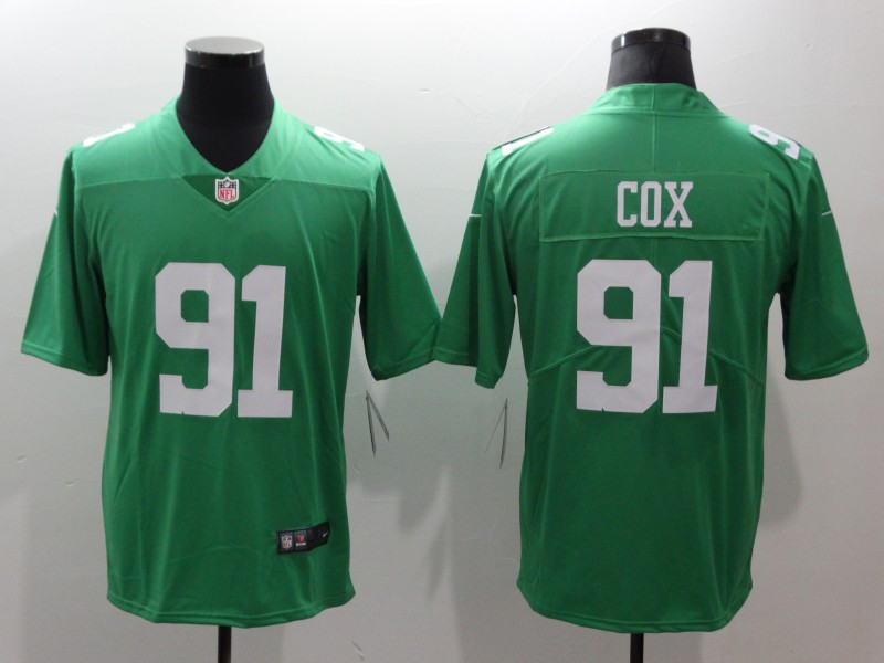  Eagles 91 Fletcher Cox Green Throwback Vapor Untouchable Player Limited Jersey