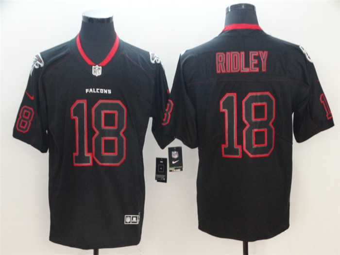  Falcons 18 Calvin Ridley Black Shadow Legend Limited Jersey