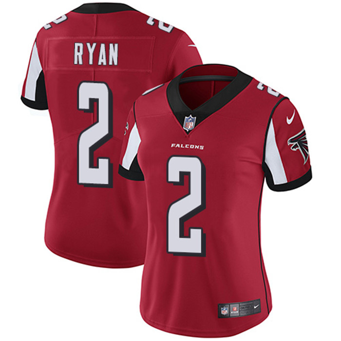  Falcons 2 Matt Ryan Red Women Vapor Untouchable Limited Jersey