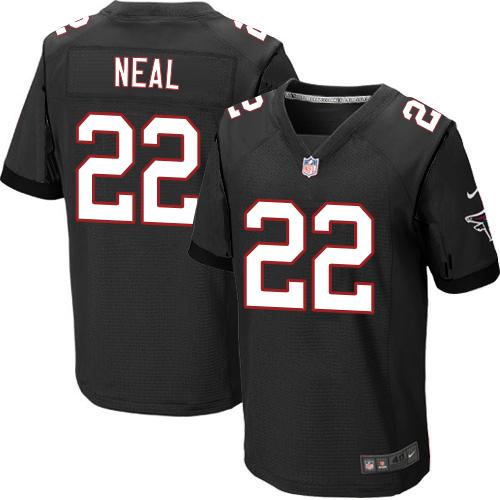  Falcons 22 Keanu Neal Black Alternate Men Stitched NFL Elite Jersey