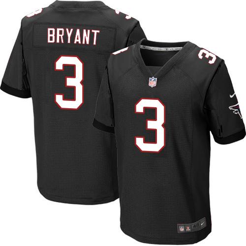  Falcons 3 Matt Bryant Black Alternate Men Stitched NFL Elite Jersey
