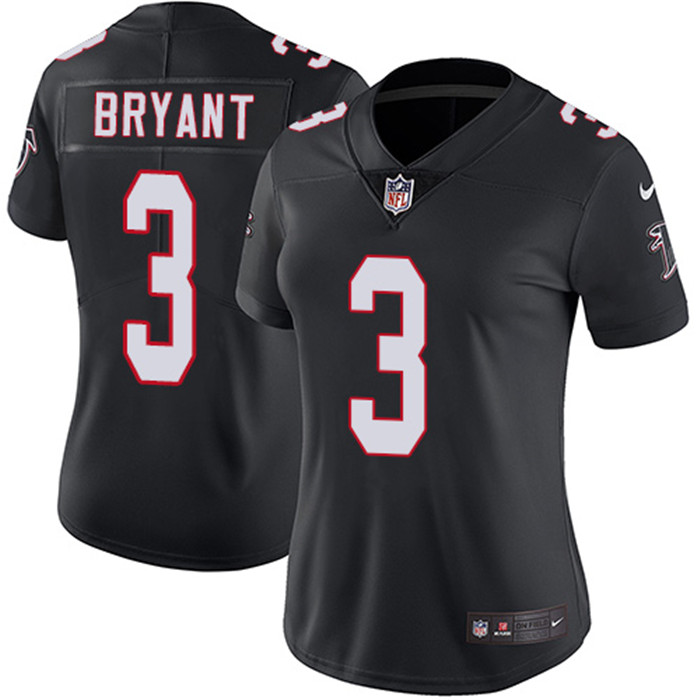 Falcons 3 Matt Bryant Black Women Vapor Untouchable Limited Jersey