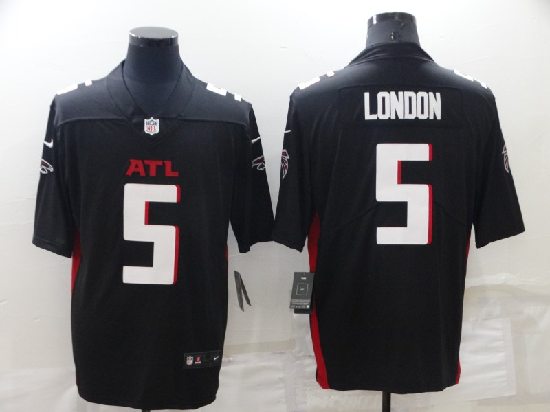 Nike Falcons 5 Drake London Black 2022 NFL Draft Vapor Untouchable Limited Jersey