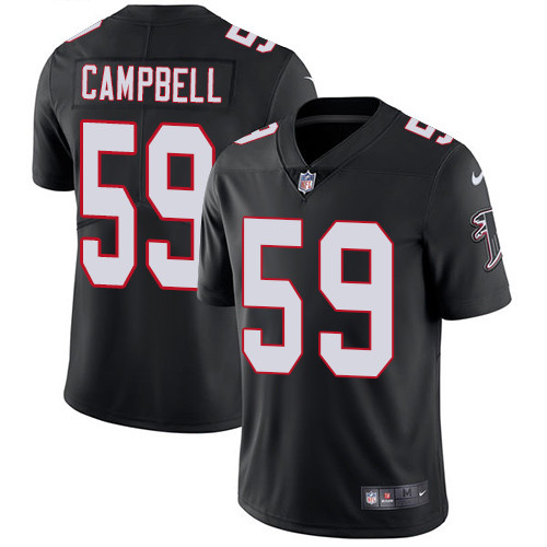  Falcons 59 De'Vondre Campbell Black Vapor Untouchable Player Limited Jersey