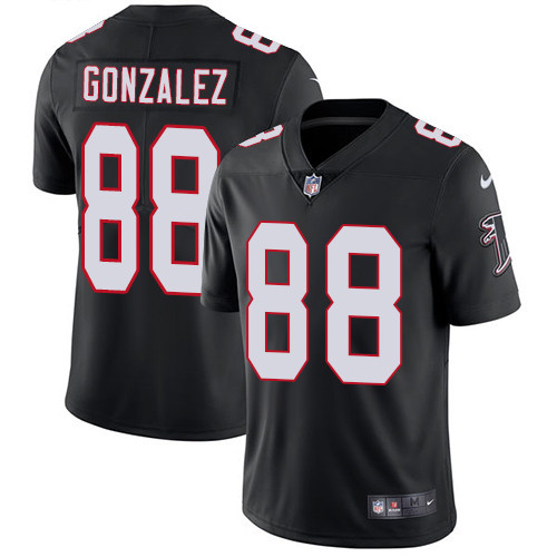  Falcons 88 Tony Gonzalez Black Vapor Untouchable Player Limited Jersey