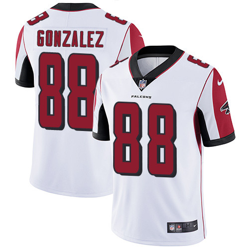  Falcons 88 Tony Gonzalez White Vapor Untouchable Player Limited Jersey
