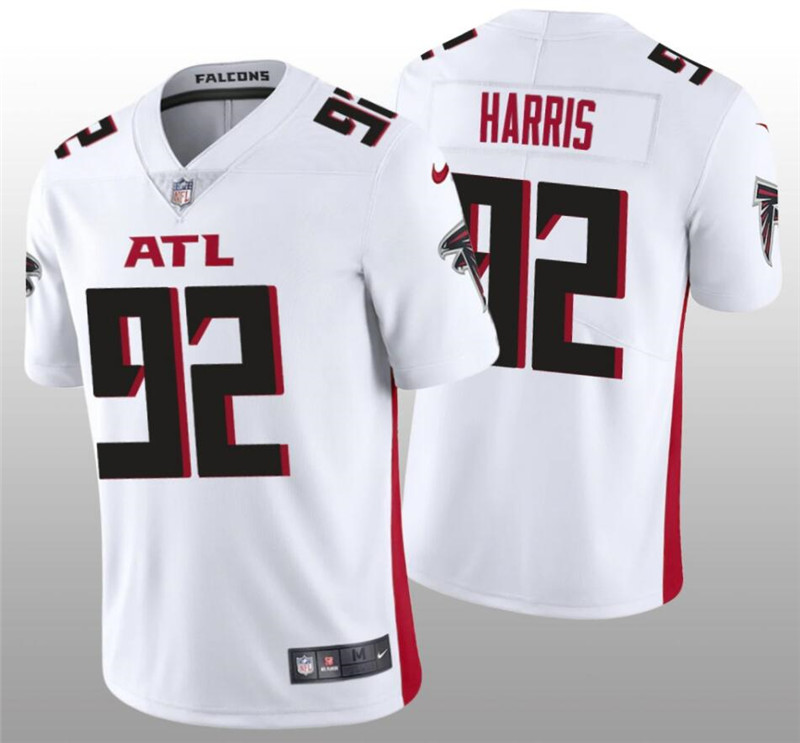Nike Falcons 92 Charles Harris White New Vapor Untouchable Limited Jersey