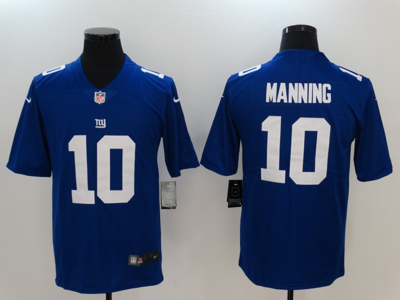  Giants 10 Eli Manning Blue Vapor Untouchable Limited Player Jersey