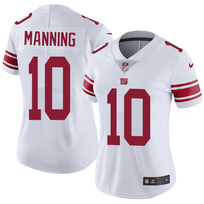  Giants 10 Eli Manning White Women Vapor Untouchable Limited Jersey