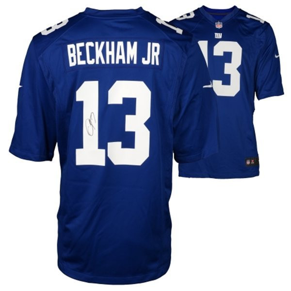  Giants 13 Odell Beckham Jr Blue Signature Edition Elite Jersey