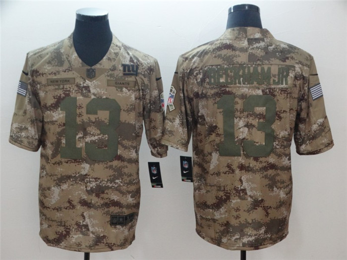  Giants 13 Odell Beckham Jr Camo Salute To Service Limited Jersey