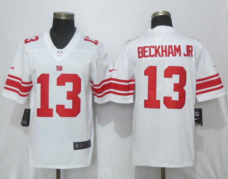  Giants 13 Odell Beckham Jr. White Vapor Untouchable Player Limited Jersey