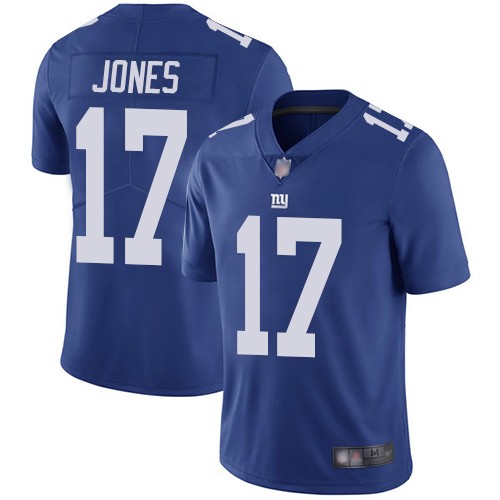 Nike Giants 17 Daniel Jones Royal Youth 2019 NFL Draft First Round Pick Vapor Untouchable Limited Jersey