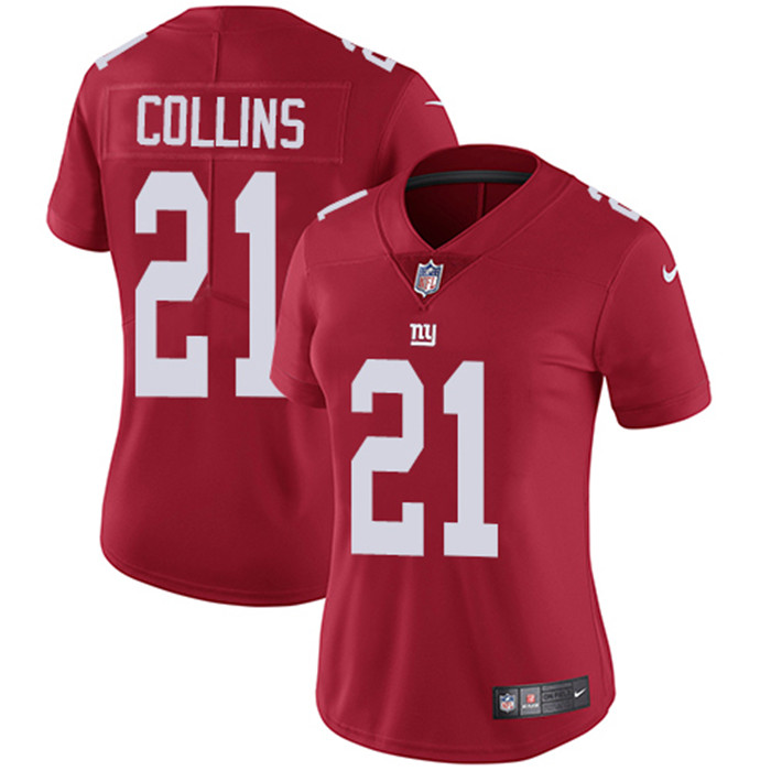  Giants 21 Landon Collins Red Women Vapor Untouchable Limited Jersey