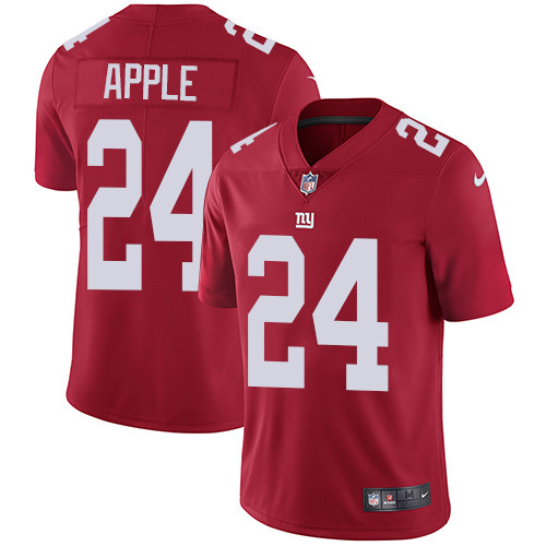  Giants 24 Eli Apple Red Vapor Untouchable Player Limited Jersey
