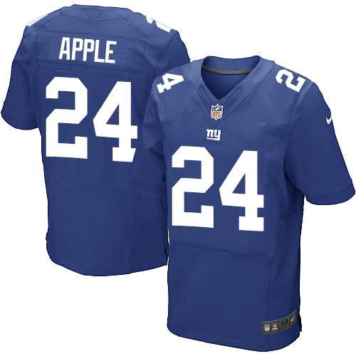  Giants 24 Eli Apple Royal Blue Team Color Men Stitched NFL Elite Jersey