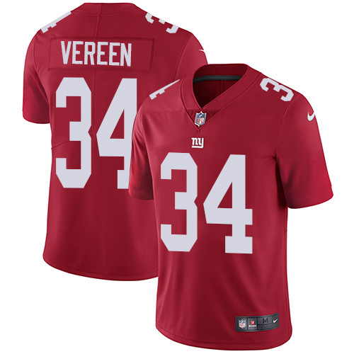  Giants 34 Shane Vereen Red Vapor Untouchable Player Limited Jersey