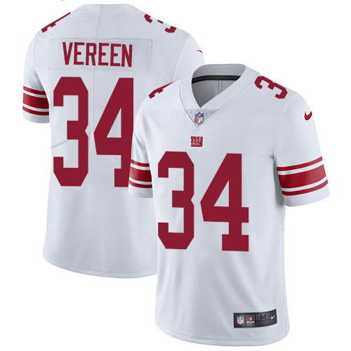  Giants 34 Shane Vereen White Vapor Untouchable Player Limited Jersey