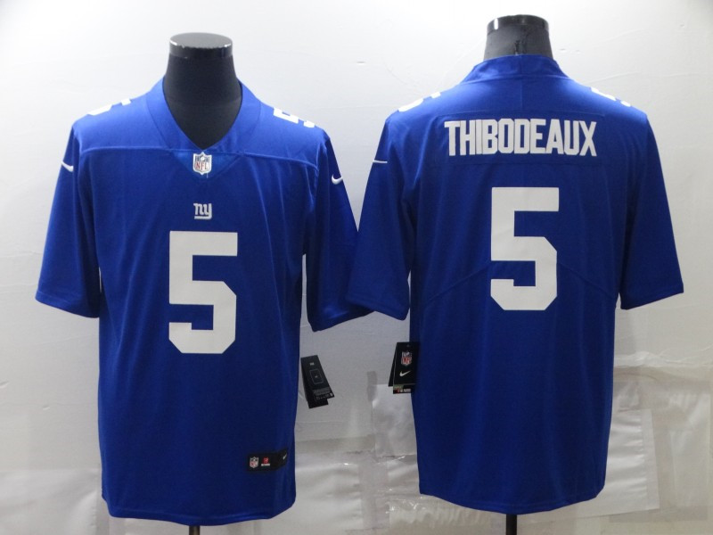 Nike Giants 5 Kayvon Thibodeaux Royal 2022 NFL Draft Vapor Untouchable Limited Jersey