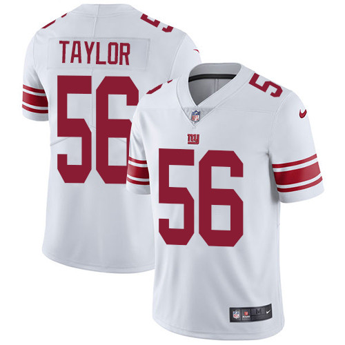  Giants 56 Lawrence Taylor White Vapor Untouchable Player Limited Jersey
