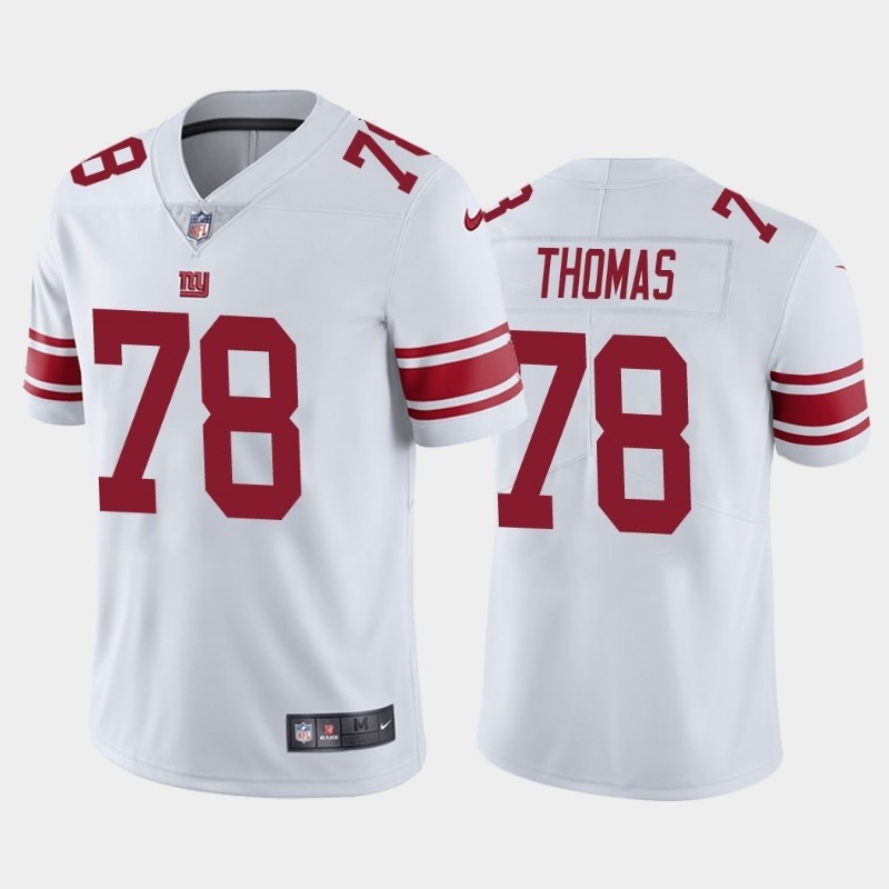 Nike Giants 78 Andrew Thomas White 2020 NFL Draft First Round Pick Vapor Untouchable Limited Jersey