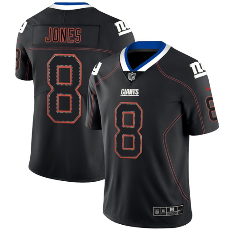 Nike Giants 8 Daniel Jones Black Shadow Legend Limited Jersey
