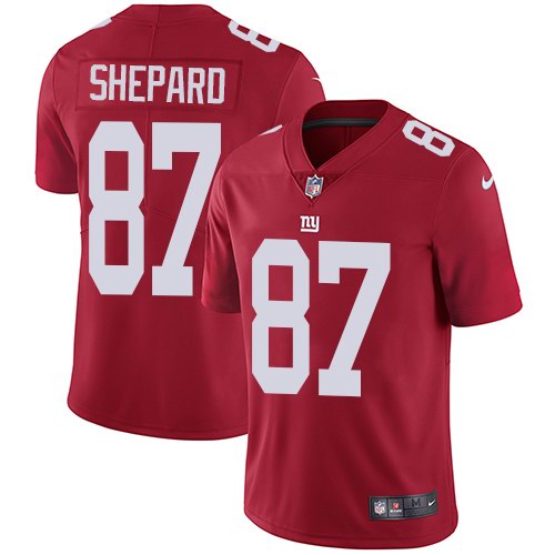  Giants 87 Sterling Shepard Red Vapor Untouchable Limited Jersey