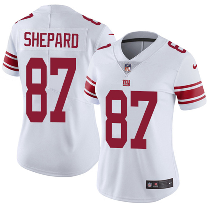  Giants 87 Sterling Shepard White Women Vapor Untouchable Limited Jersey