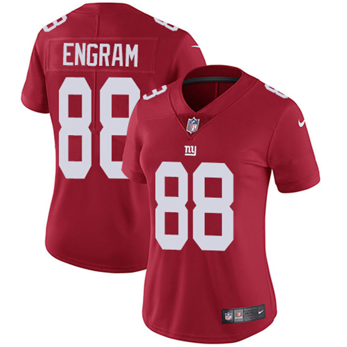  Giants 88 Evan Engram Red Women Vapor Untouchable Limited Jersey