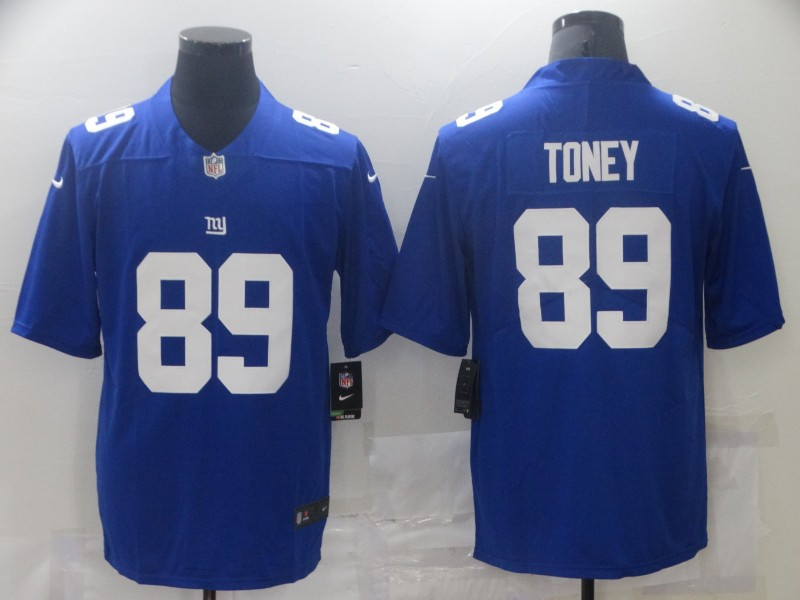 Nike Giants 89 Kadarius Toney Royal Vapor Untouchable Limited Jersey