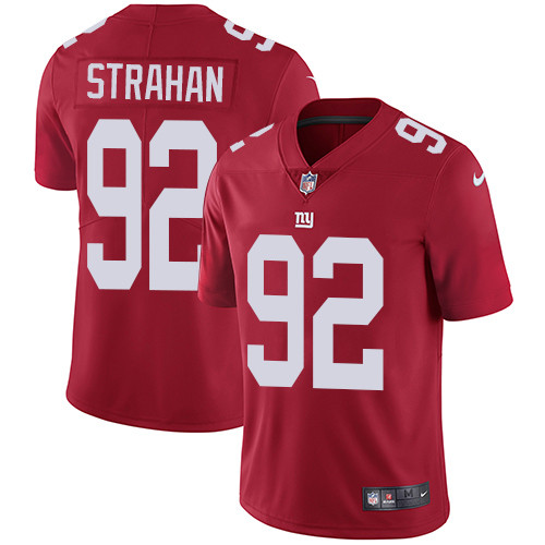  Giants 92 Michael Strahan Red Vapor Untouchable Player Limited Jersey
