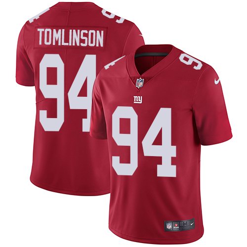  Giants 94 Dalvin Tomlinson Red Vapor Untouchable Limited Jersey