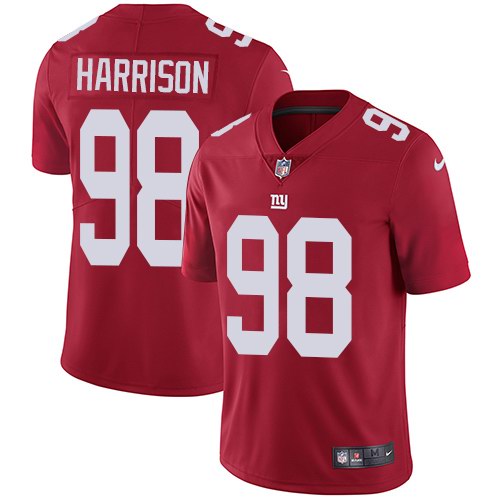  Giants 98 Damon Harrison Red Vapor Untouchable Limited Jersey