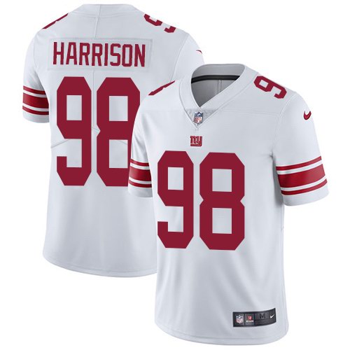  Giants 98 Damon Harrison White Vapor Untouchable Limited Jersey