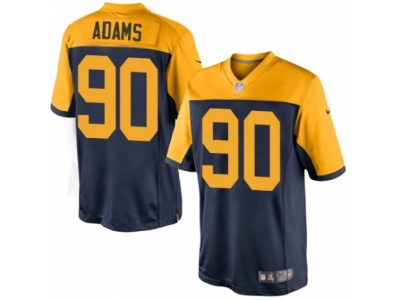  Green Bay Packers 90 Montravius Adams Limited Navy Blue Alternate NFL Jersey