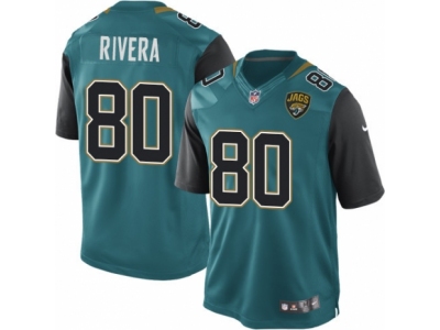  Jacksonville Jaguars 80 Mychal Rivera Limited Teal Green Team Color NFL Jersey