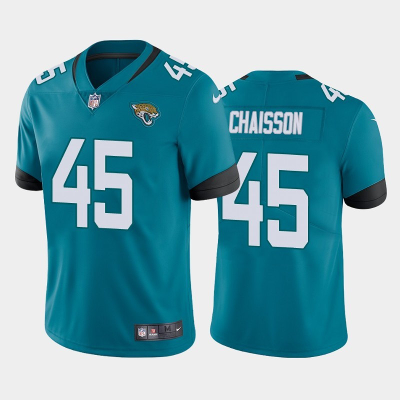 Nike Jaguars 45 K'Lavon Chaisson Teal 2020 NFL Draft First Round Pick Vapor Untouchable Limited Jersey