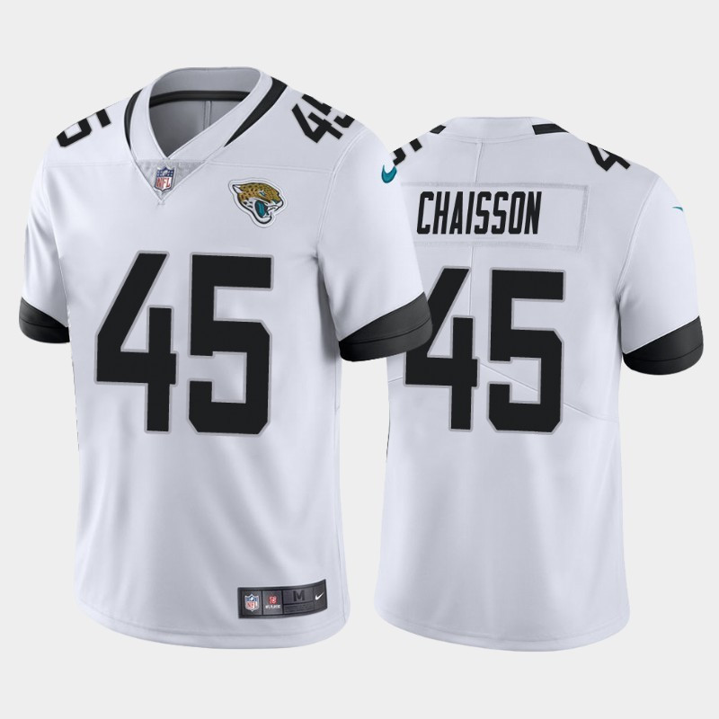 Nike Jaguars 45 K'Lavon Chaisson White 2020 NFL Draft First Round Pick Vapor Untouchable Limited Jersey