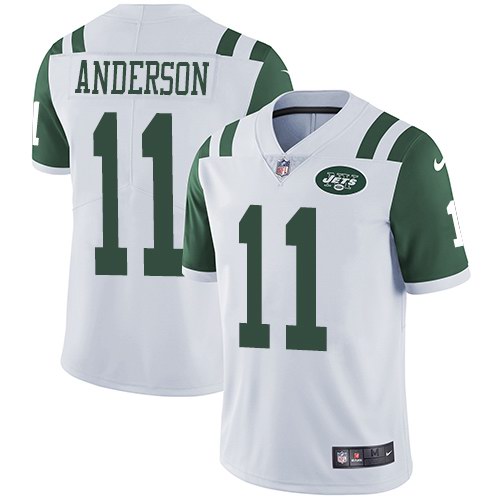  Jets 11 Robby Anderson White Youth Untouchable Limited Jersey