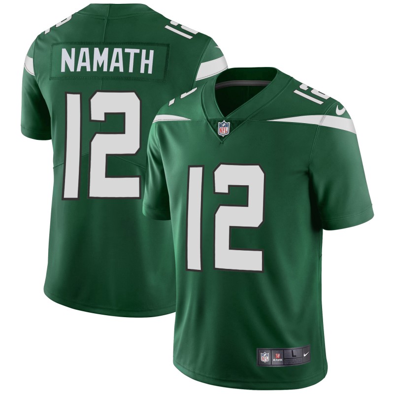 Nike Jets 12 Joe Namath Green Youth New 2019 Vapor Untouchable Limited Jersey