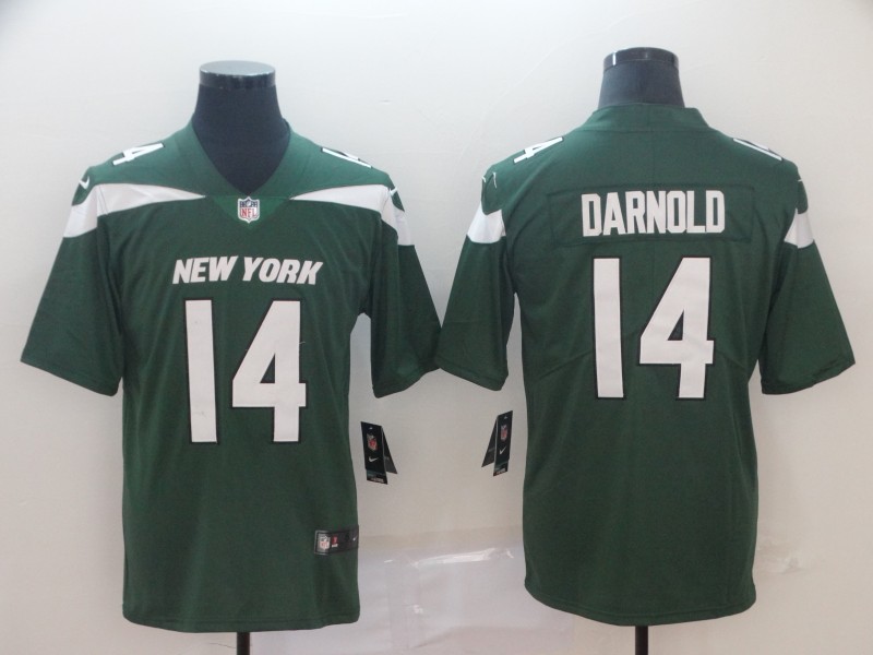 Nike Jets 14 Sam Darnold Green New 2019 Vapor Untouchable Limited Jersey