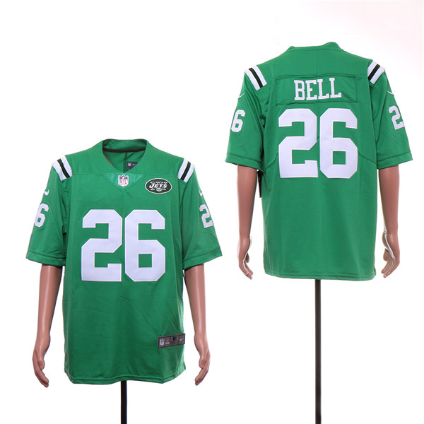 Nike Jets 26 Le'Veon Bell Green Color Rush Limited Jersey