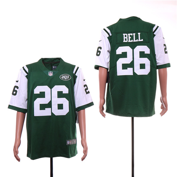 Nike Jets 26 Le'Veon Bell Green Vapor Untouchable Limited Jersey