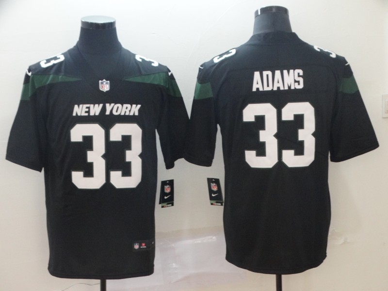 Nike Jets 33 Jamal Adams Black New 2019 Vapor Untouchable Limited Jersey